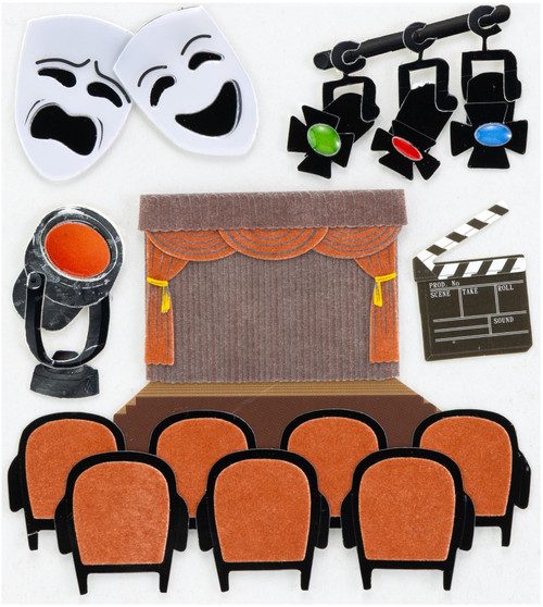 3 Pack - Jolee's Boutique Dimensional Stickers-Drama - SPJB-397