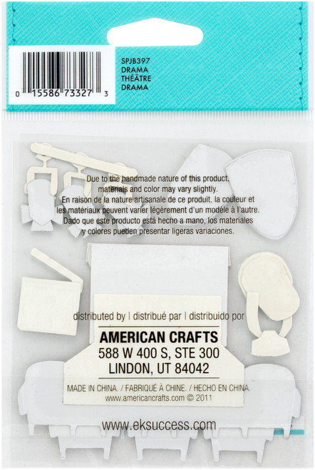 3 Pack - Jolee's Boutique Dimensional Stickers-Drama - SPJB-397