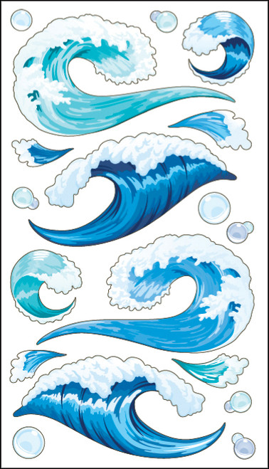 6 Pack - Sticko Stickers-Tsunami - E5200773 - 015586880656