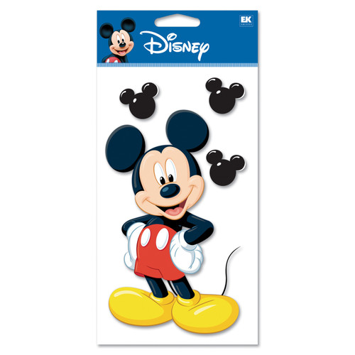 3 Pack - Disney Dimensional Stickers-Mickey - DJJ005 - 015586663143