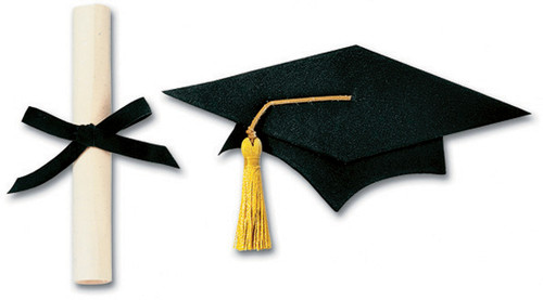 3 Pack - Jolee's By You Dimensional Stickers-Large Cap & Scroll - JJHE021C