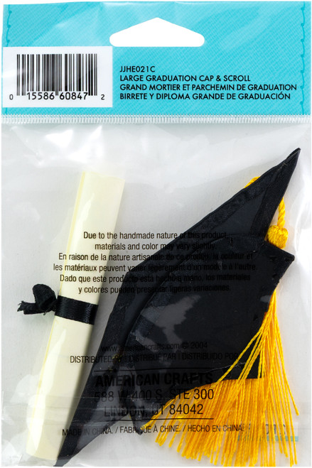 3 Pack - Jolee's By You Dimensional Stickers-Large Cap & Scroll - JJHE021C