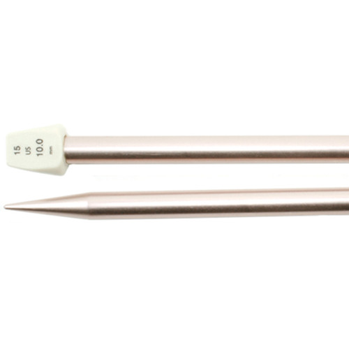 6 Pack - Susan Bates Silvalume Single Point Knitting Needles 14"-Size 15/10mm - 1111415