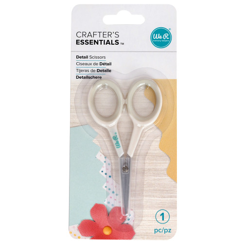 3 Pack - We R Detail Scissors-White - 6602439 - 633356602439