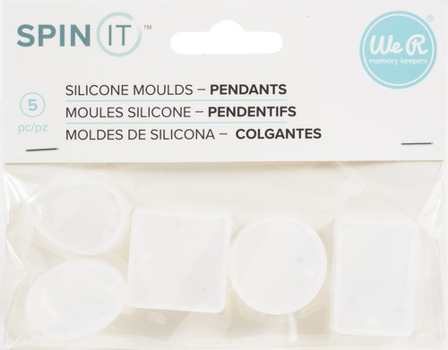 3 Pack - We R Spin It Epoxy Mold 5/Pkg-Pendant - WR661239 - 633356612391
