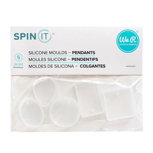 3 Pack - We R Spin It Epoxy Mold 5/Pkg-Pendant - WR661239 - 633356612391