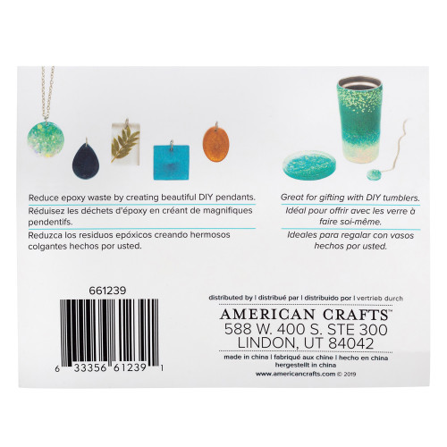 3 Pack - We R Spin It Epoxy Mold 5/Pkg-Pendant - WR661239