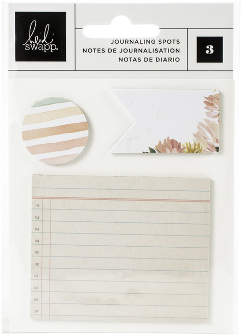 3 Pack - Heidi Swapp Storyline Chapters Journaling Spots- - HS315335 - 718813153355