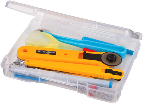 4 Pack - ArtBin Photo & Supply Box-6.625"X4.75"X1.25" Translucent - 6946AB 4 Pack - ArtBin Photo & Supply Box-6.625"X4.75"X1.25" Translucent - 6946AB