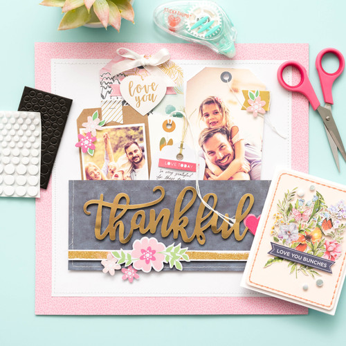 3 Pack - Sticky Thumb Dimensional Adhesive Foam 275/Pkg-Black Dots, Assorted Sizes - ST340054