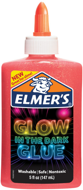 3 Pack - Elmer's Glow In The Dark Liquid Glue 5oz-Pink - 20-34489 - 026000183192