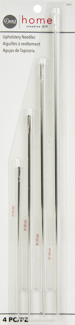 3 Pack - Dritz Home Upholstery Needles 4/Pkg-Sizes 6", 8", 10" & 12" - 9021 - 072879115307