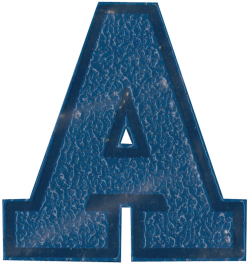 2 Pack - Dritz Iron-On Letters & Numbers Soft Flock-1.75" Collegiate-Royal Blue - CL175LN-RB