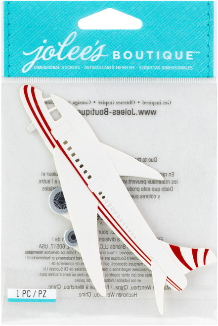 3 Pack - Jolee's By You Dimensional Stickers-Airplane - JJ-C-71101 - 015586711011
