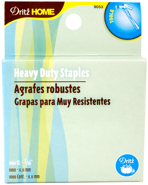 3 Pack - Dritz Home Heavy Duty Refill Staples 7/16" 1000/Pkg- - 9053 - 072879251999