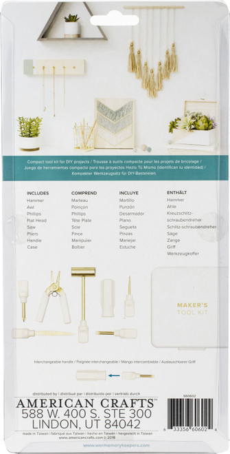 3 Pack - We R Make Mini Tool Kit-10/Pkg - 660602 3 Pack - We R Make Mini Tool Kit-10/Pkg - 660602