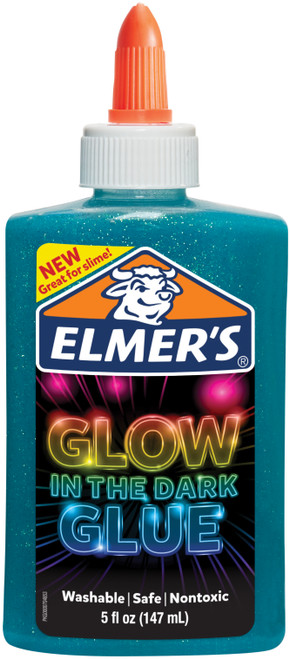 3 Pack - Elmer's Glow In The Dark Liquid Glue 5oz-Blue - 20-34490 - 026000183185
