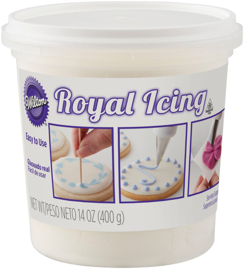 2 Pack - Wilton Ready-To-Use Royal Icing 14oz-White - 710-1768 - 070896217684
