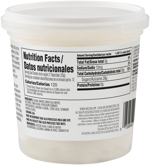 2 Pack - Wilton Ready-To-Use Royal Icing 14oz-White - 710-1768