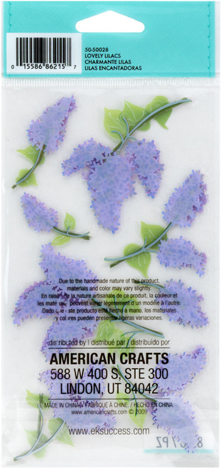 3 Pack - Jolee's Le Grande Dimensional Stickers-Lovely Lilacs - E5050028