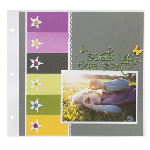 3 Pack - American Crafts Page Protectors Top-Loading 12"X12" 10/Pkg-(1) 12"X12" Pocket - 76711