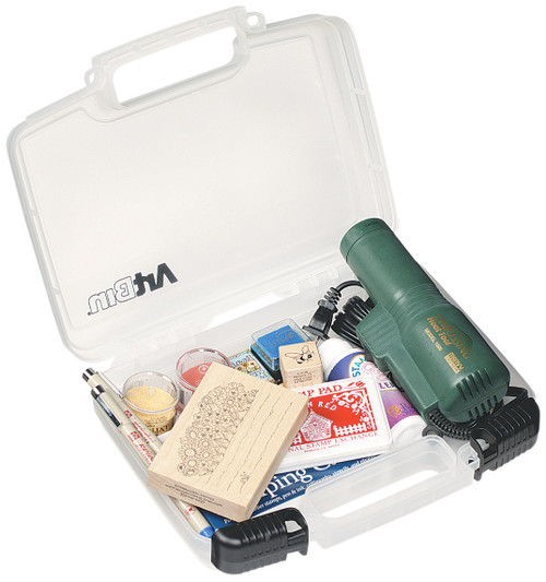 2 Pack - ArtBin Quick View Carrying Case-10.5"X3.125"X8.375" Translucent - 8010AB