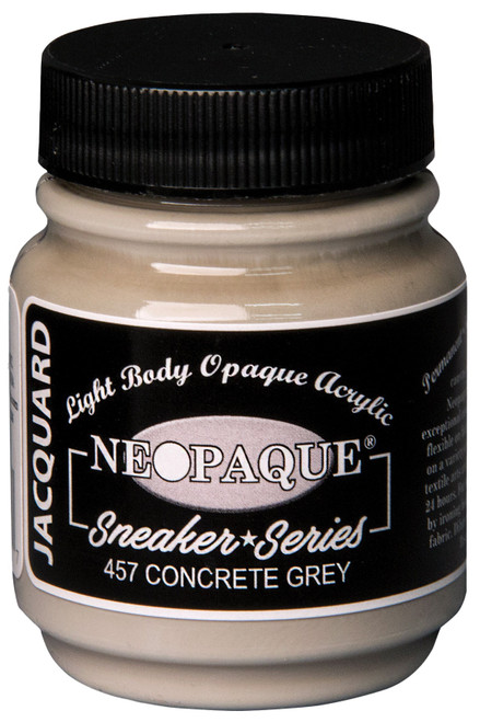 3 Pack - Jacquard Neopaque Acrylic Paint 2.25oz-Concrete Grey - Sneaker Series - NEOPAQUE-1457 - 743772031727