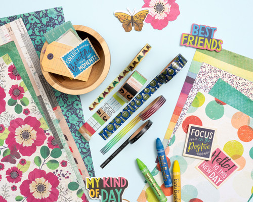 3 Pack - Vicki Boutin Color Kaleidoscope Ephemera Die-Cuts 50/Pkg-Cardstock Frames & Journaling - 351171 3 Pack - Vicki Boutin Color Kaleidoscope Ephemera Die-Cuts 50/Pkg-Cardstock Frames & Journaling - 351171