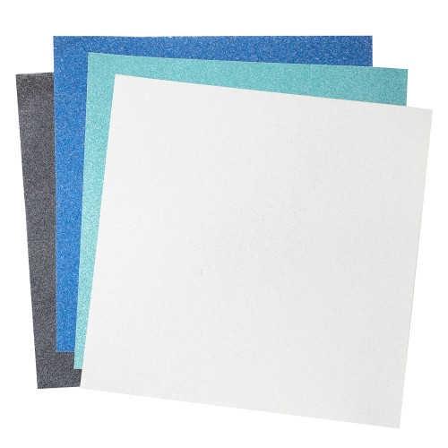 3 Pack - Colorbok Specialty Paper 12"X12" 10/Pkg-Glitter Glacier - 68262