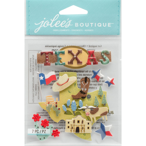 3 Pack - Jolee's Boutique Dimensional Stickers-Texas - E5021858 - 015586829792
