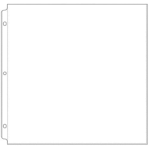 3 Pack - We R Ring Photo Sleeves 12"X12" 10/Pkg-Full Page - WR660150