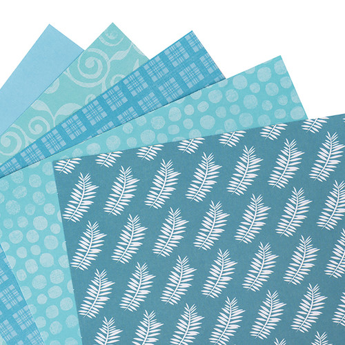 3 Pack - Colorbok Single-Sided Printed Craft Paper 6"X6" 100/Pkg-Teal Promenade, 10 Designs/10 Each - 74255 3 Pack - Colorbok Single-Sided Printed Craft Paper 6"X6" 100/Pkg-Teal Promenade, 10 Designs/10 Each - 74255