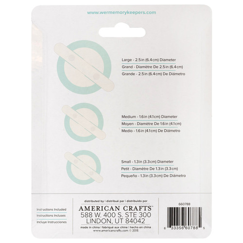 2 Pack - We R DIY Party Pom Pom Maker 3/Pkg-Small, Medium & Large - WR660788 2 Pack - We R DIY Party Pom Pom Maker 3/Pkg-Small, Medium & Large - WR660788