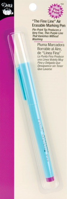 3 Pack - Dritz "The Fine Line" Air Erasable Marking Pen-Purple - 701D - 072879261585