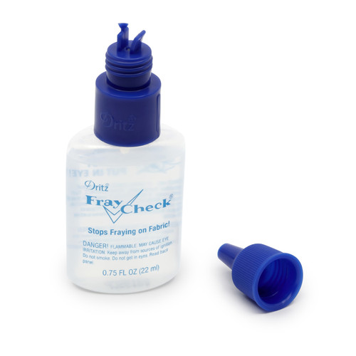3 Pack - Dritz Fray Check W/Fabric Guide Applicator Tip-.75oz - 399