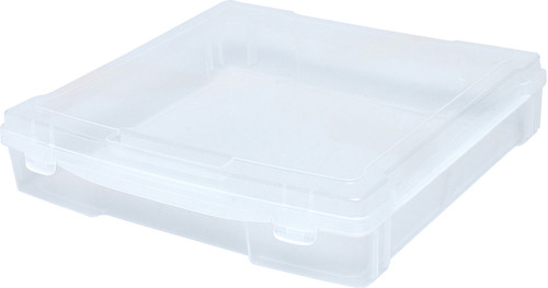 2 Pack - We R Craft & Photo Translucent Plastic Storage-12"X12" Case - WR661105