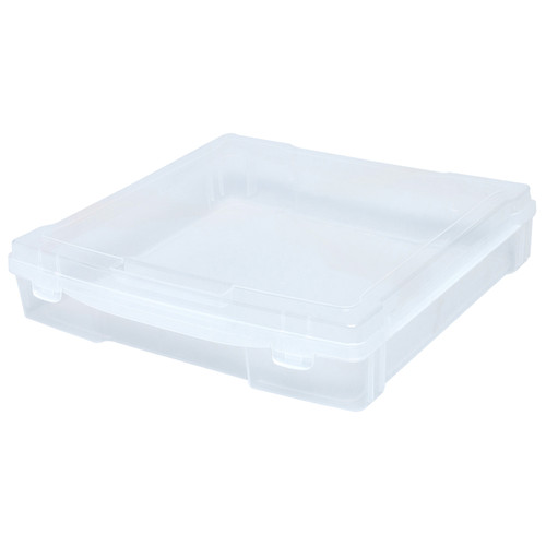 2 Pack - We R Craft & Photo Translucent Plastic Storage-12"X12" Case - WR661105