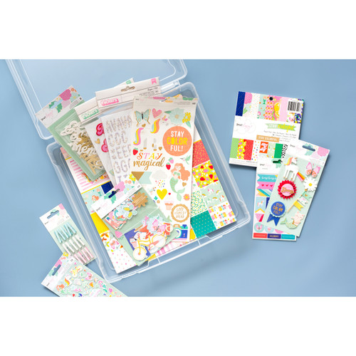 2 Pack - We R Craft & Photo Translucent Plastic Storage-12"X12" Case - WR661105