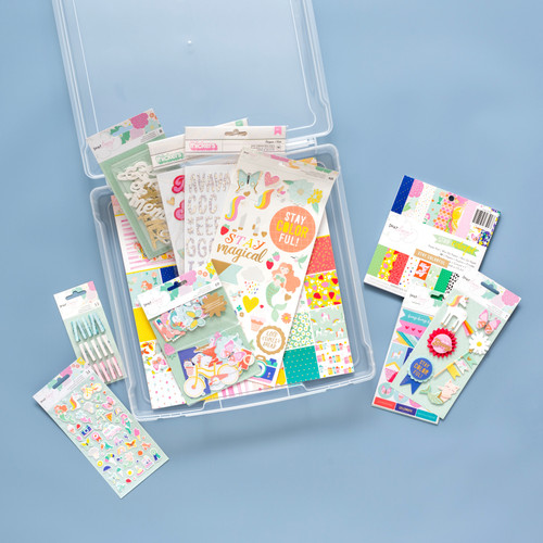 2 Pack - We R Craft & Photo Translucent Plastic Storage-12"X12" Case - WR661105