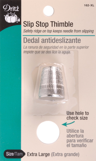 6 Pack - Dritz Slip-Stop Thimble-Extra Large - 162-XL - 072879104004