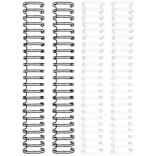 3 Pack - We R Cinch Wires 1" 4/Pkg-Black & White - WR660502