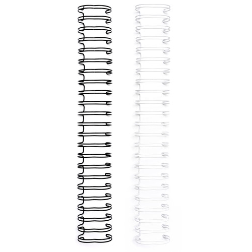 3 Pack - We R Cinch Wires 1" 4/Pkg-Black & White - WR660502