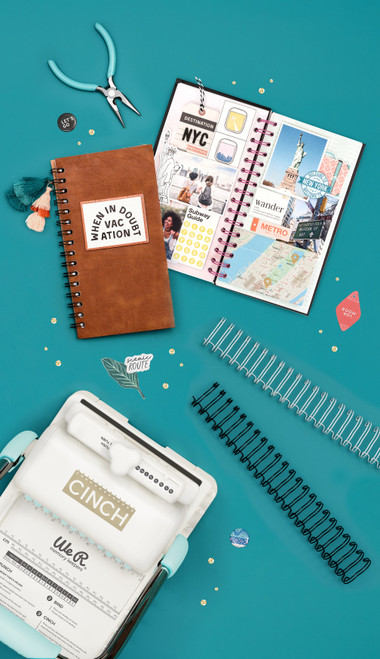 3 Pack - Cinch Wires 1" 4/Pkg-Black & White - WR660502 3 Pack - Cinch Wires 1" 4/Pkg-Black & White - WR660502