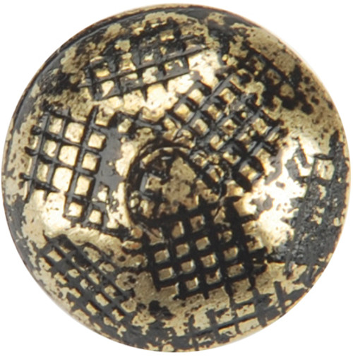 6 Pack - Dritz Home Decorative Nails 7/16" 24/Pkg-Antique Brass Hammered Head - 9010