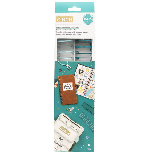 3 Pack - We R Cinch Wires 1" 4/Pkg-Blues - WR660501 - 633356605010