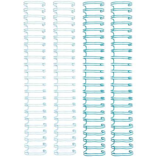 3 Pack - We R Cinch Wires 1" 4/Pkg-Blues - WR660501