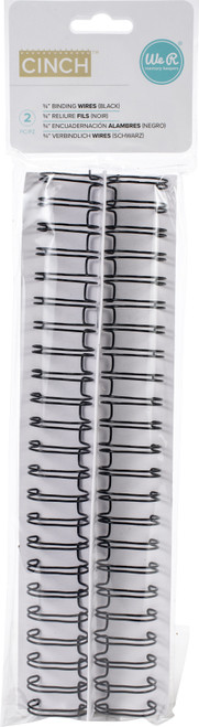 3 Pack - We R Cinch Wires .75" 2/Pkg-Black - CW75-71002 - 633356710028