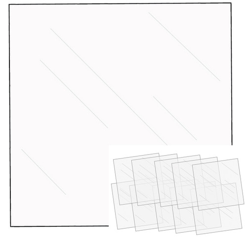 3 Pack - We R FUSEables Fuse Clear Sheets 12"X12"-10 Sheets - WR660871