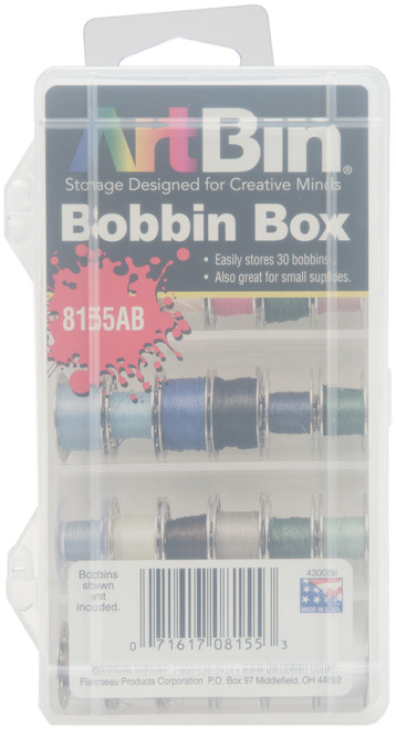 3 Pack - ArtBin Bobbin Box-3"X6"X1.25" Translucent - 8155AB - 071617081553