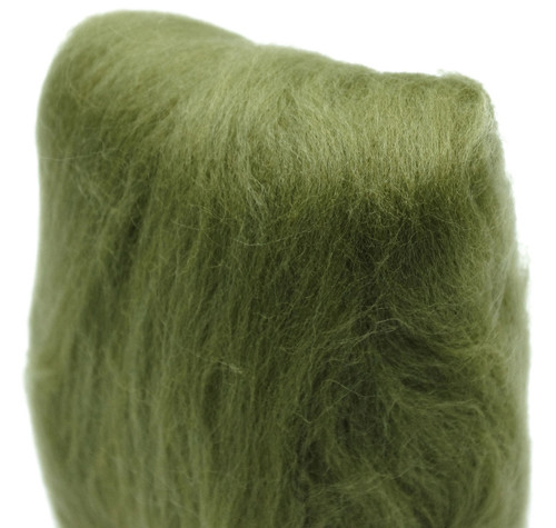 3 Pack - Clover Natural Wool Roving .3oz-Moss Green - 79R-7922 3 Pack - Clover Natural Wool Roving .3oz-Moss Green - 79R-7922
